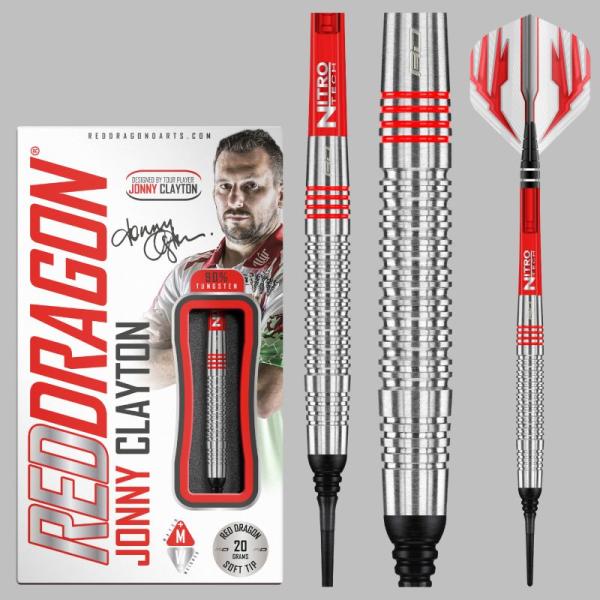 Red Dragon Jonny Clayton Original Softdarts Details